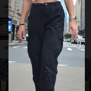 Honeypunch black cargo pants